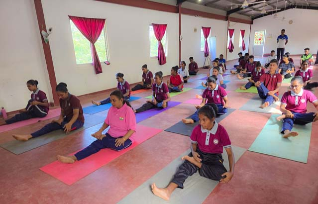 International Women's Day 2025: 3rd Fit India Yoga Session 'For All Women and Girls' at National Youth Corps, Lunugamwehera