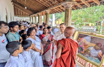 "India through Sri Lankan Eyes" Photo Exhibition at Thotagamuwa Ancient Rathpath Raja Maha Viharaya
