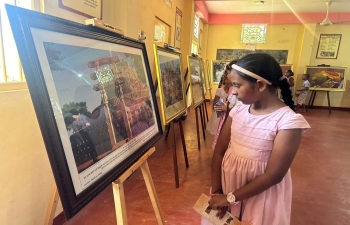 "India through Sri Lankan Eyes" Photo Exhibition at Walahanduwa Sri Sudarshanarama Viharaya