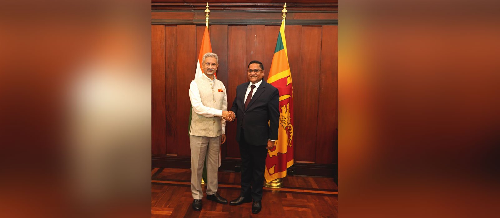 External Affairs Minister, Dr. S. Jaishankar met Foreign Minister Hon. Vijitha Herath in Colombo