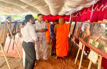 India’s rich Buddhist Heritage Photo Exhibition at Wewurukannala Buduraja Maha Viharaya