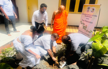 Ek Ped Maa Ke Naam - Tree Plantation at Wewurukannala Buduraja Maha Viharaya