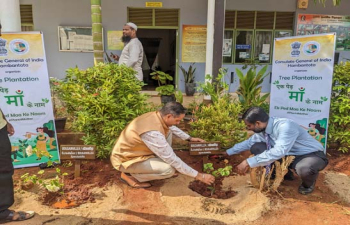 EK Ped Maa Ke Naam - Tree Plantation at Al Iqra Primary School Hambantota