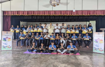 Special Yoga Session at Sussex College Galle